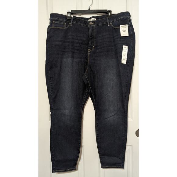 Levi Strauss Signature Gold Jeans Women's W38 x L28 Shaping High Rise Skinny New - Picture 3 of 12